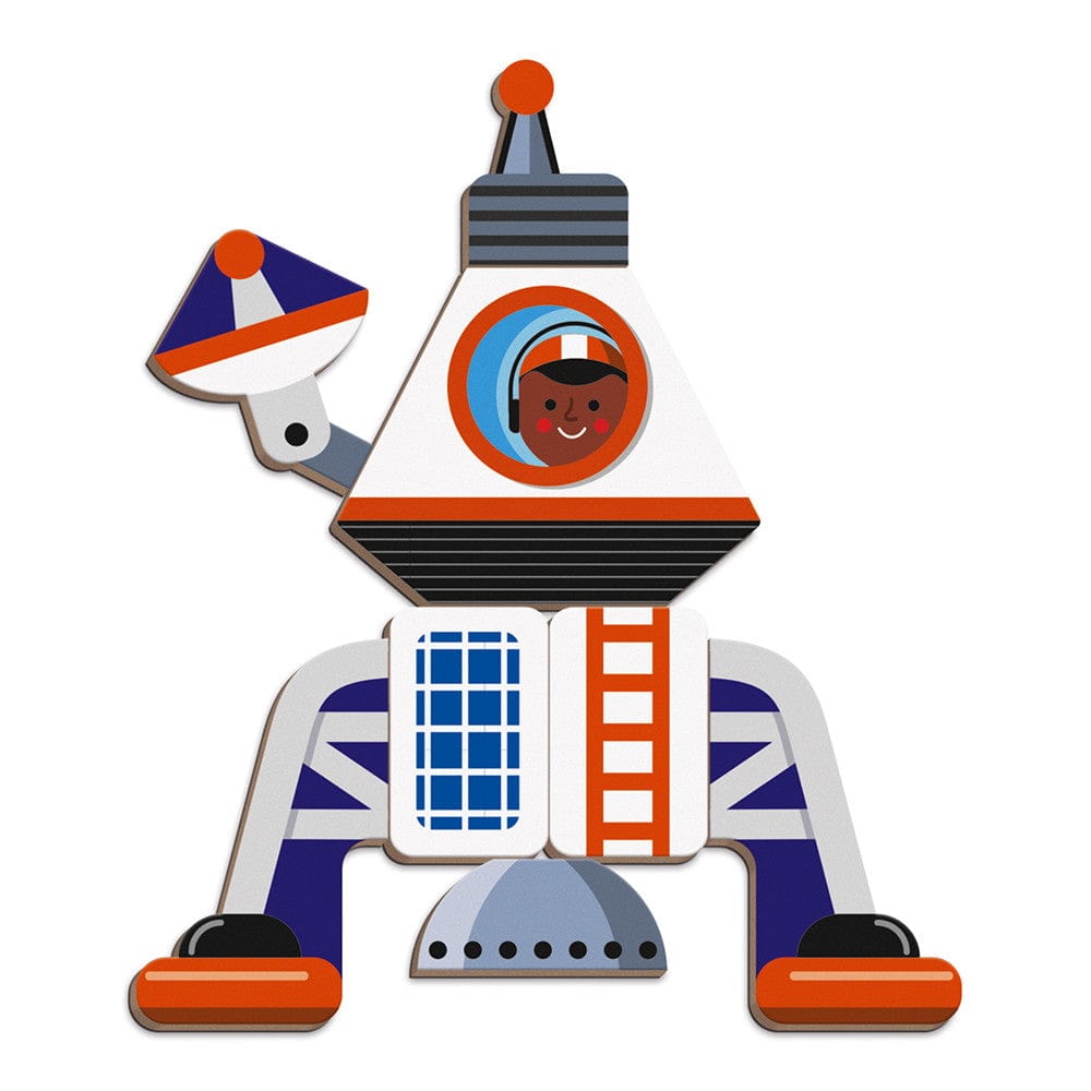 Janod Magnetic Building Sets Default Magneti'book - Cosmos