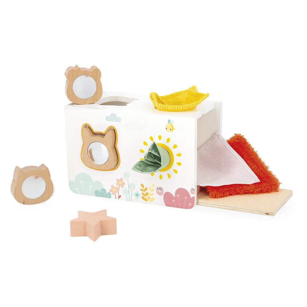 Janod Shape Sorters Pure Sensory Tissue Box
