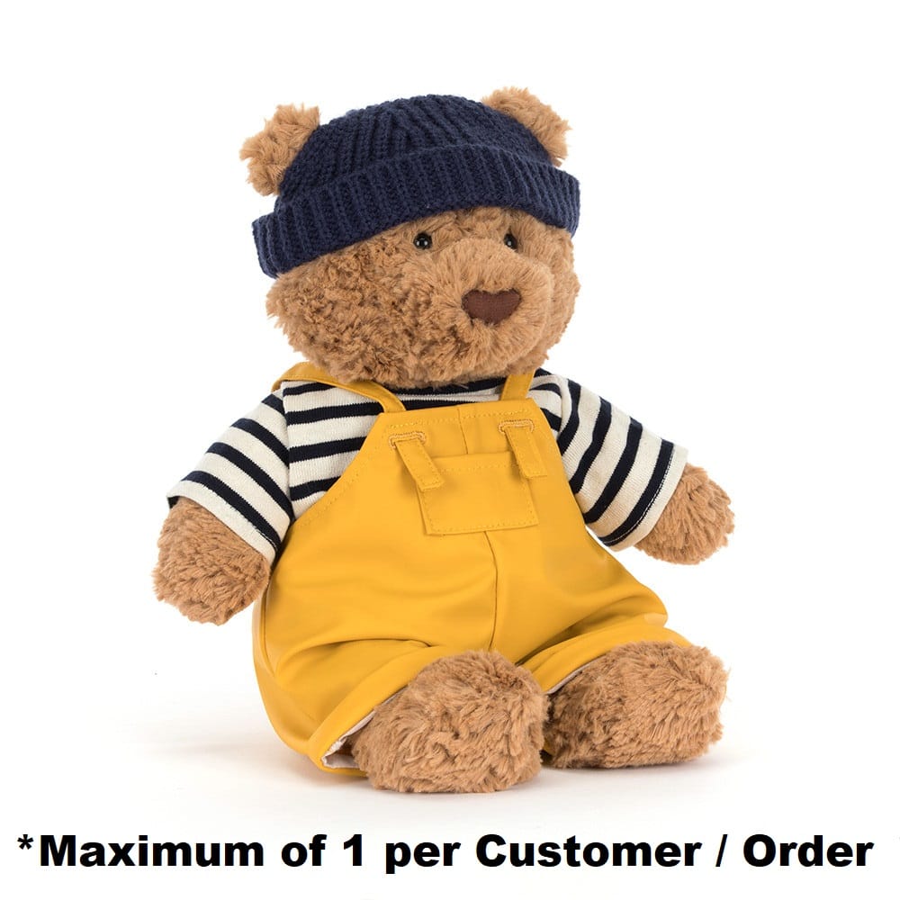 Jellycat Plush Bears Bartholomew Bear Seafarer Outfit