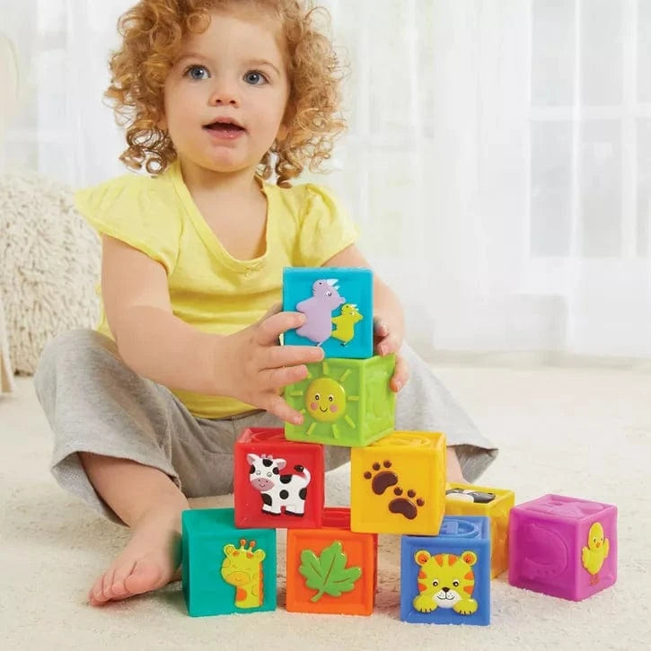 Kidoozie Block Sets Default Squeak 'n Stack Blocks