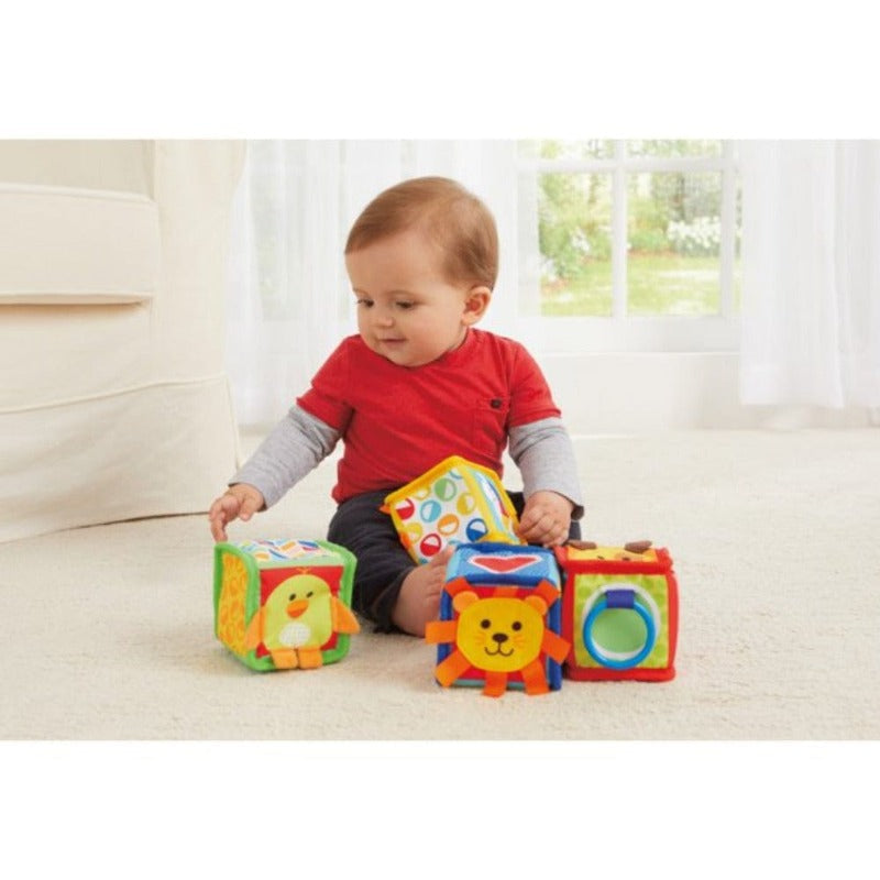 Kidoozie Infant Sensory Toys Discovery Soft Blocks