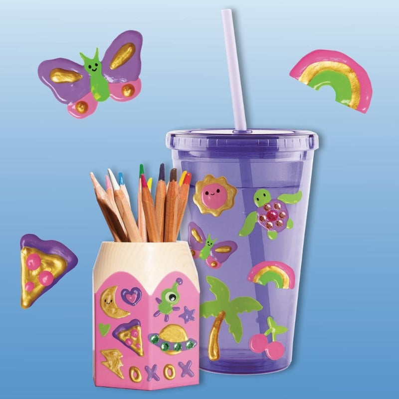 Klutz Art & Craft Activity Kits Paint and Peel Jelly Stickers
