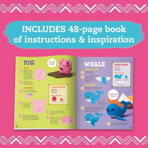 Klutz Art & Craft Activity Kits Sew Mini Animals