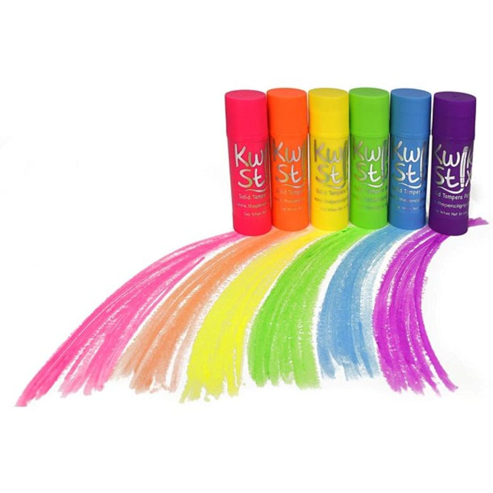 Kwik Stix Markers, Pens, Brushes & Crayons Jumbo Kwik Stix - Neon Colors 6 Pack