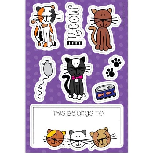 Laura Kelly Designs Stickers Cat Vinyl Sticker Sheet