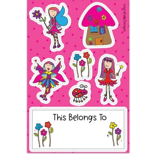 Laura Kelly Designs Stickers Fairy Vinyl Sticker Sheet