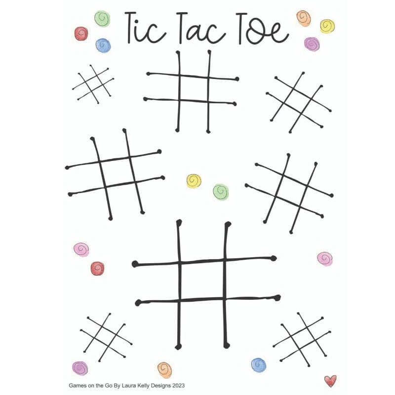Laura Kelly Designs Travel Games Tic Tac Toe (Games To Go) UPC