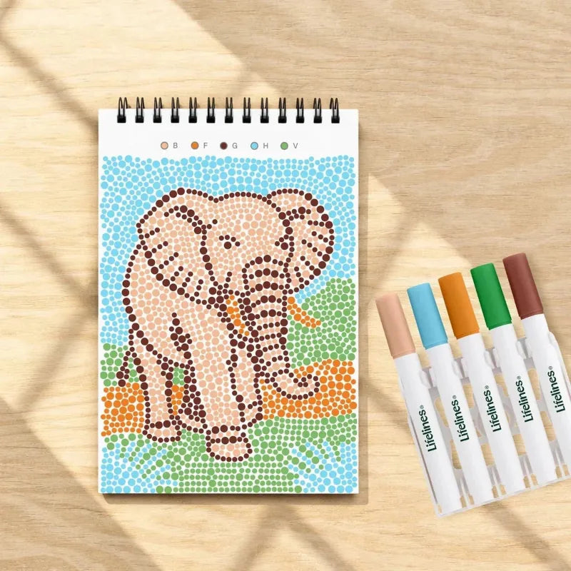Lifelines Coloring & Painting Kits FlowArt Mini - Into the Wild