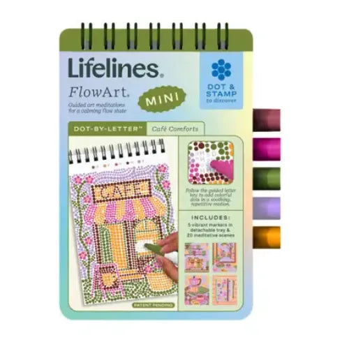 Lifelines Coloring & Painting Kits FlowArt Mini Single (Assorted Styles)