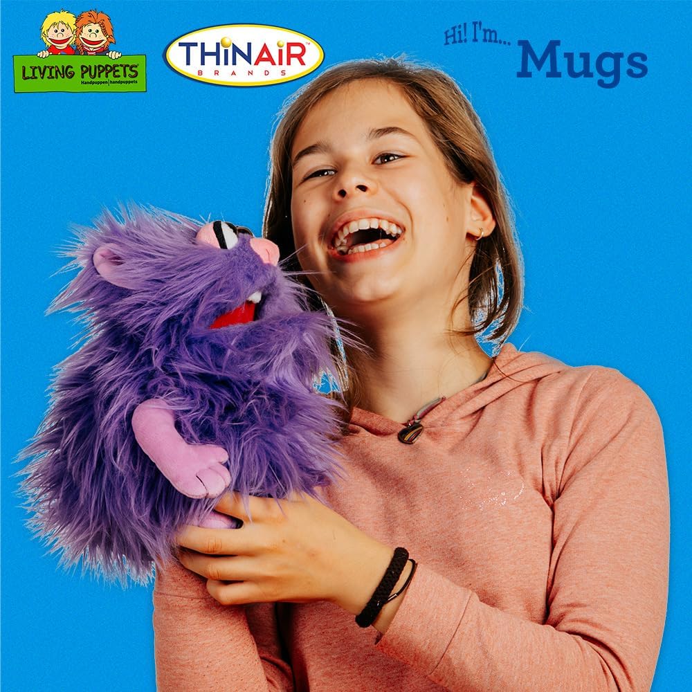 Living Puppets Hand Puppets Default Mugs Purple Monster Puppet