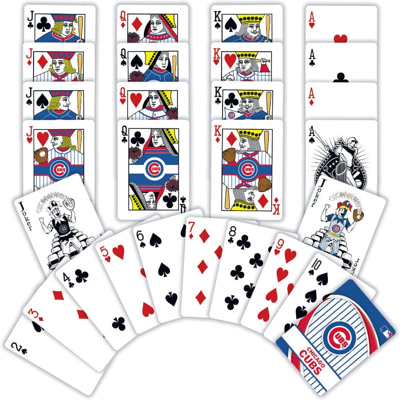 MasterPieces Card Games Chicago Cubs Playing Cards