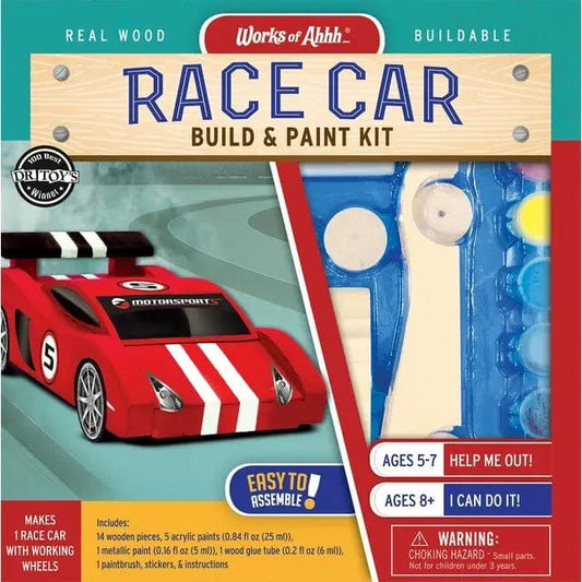 MasterPieces Coloring & Painting Kits Default Build & Paint Race Car Kit
