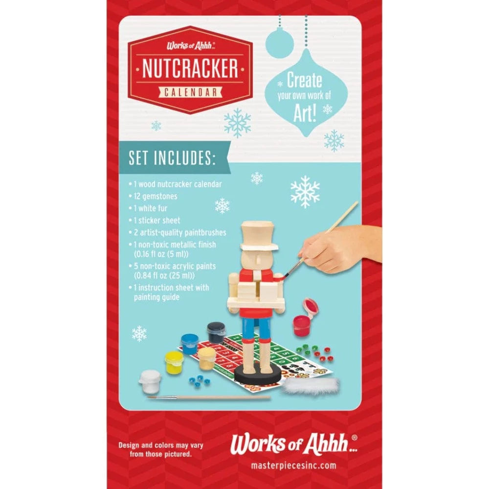 MasterPieces Coloring & Painting Kits Default Nutcracker Calendar Wood Paint Kit