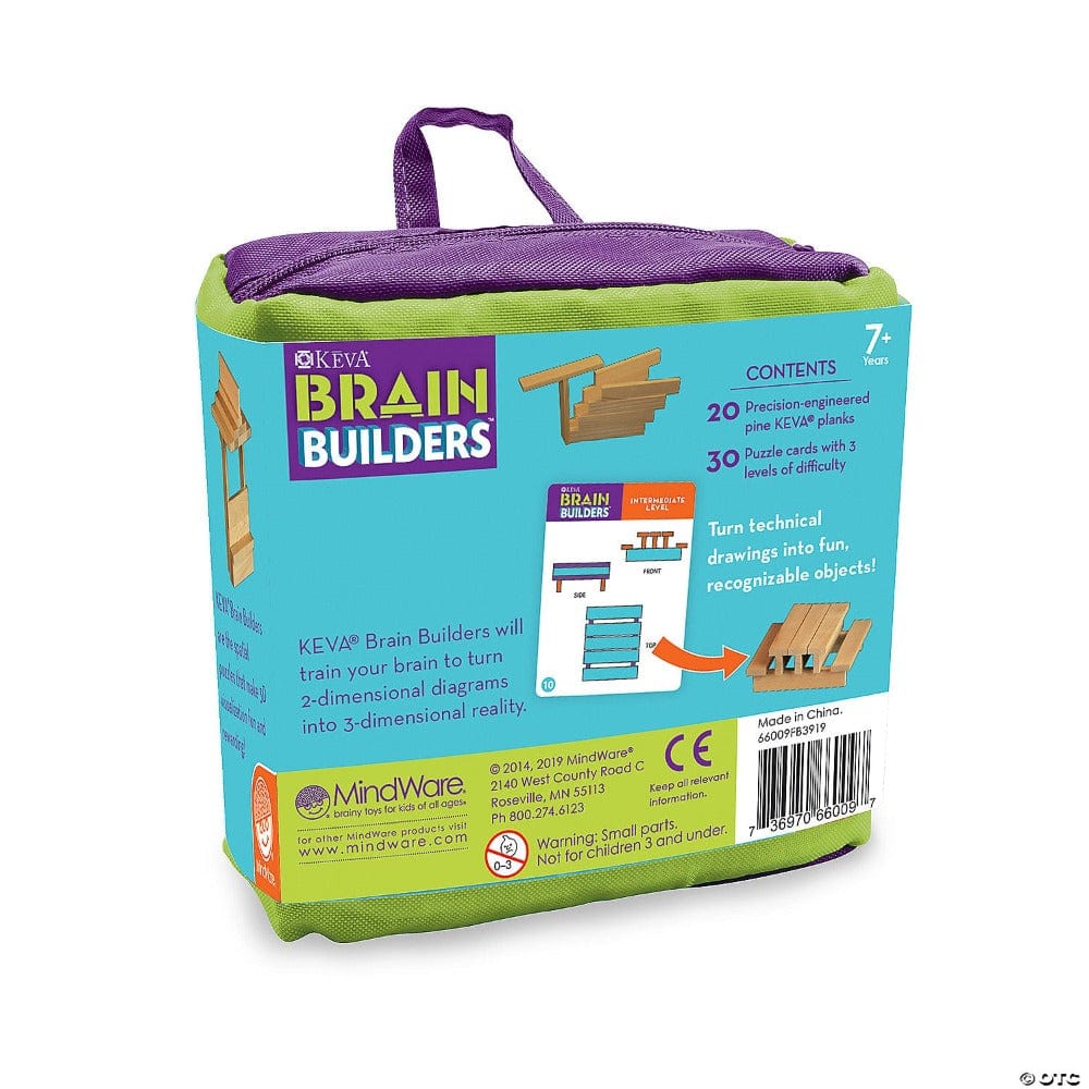 Mindware Brain Teaser Games KEVA Brain Builders