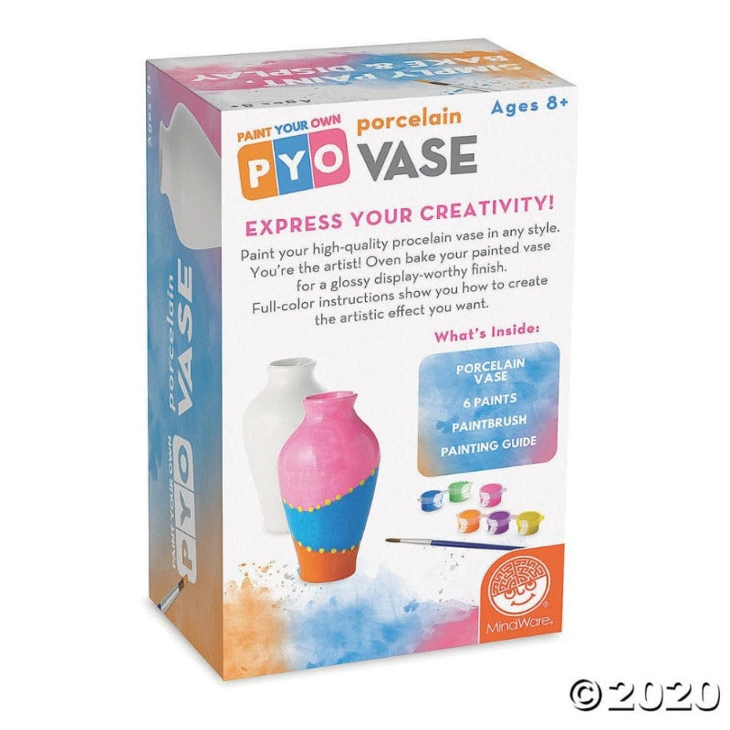Mindware Coloring & Painting Kits Paint Your Own Porcelain Vase: Single