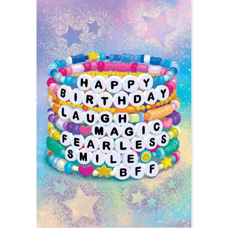 MindWare Mini Gift Enclosure Cards Glitter Friendship Bracelet Gift Enclosure