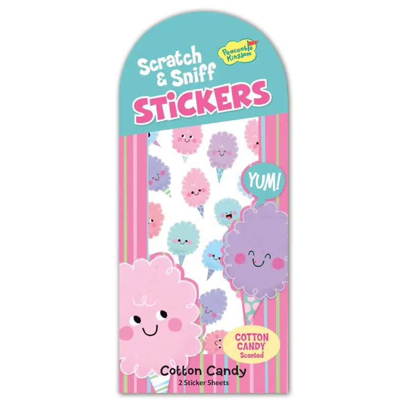 MindWare Scented Stickers Cotton Candy Scratch & Sniff Stickers