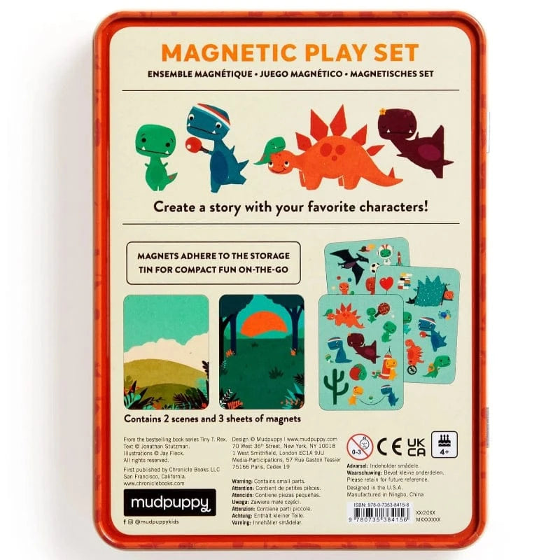 Mudpuppy Magnetic Activity Set Tiny T. Rex Magnetic Play Set