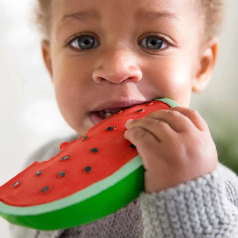 Oli & Carol Rattles & Teethers Wally the Watermelon Teether