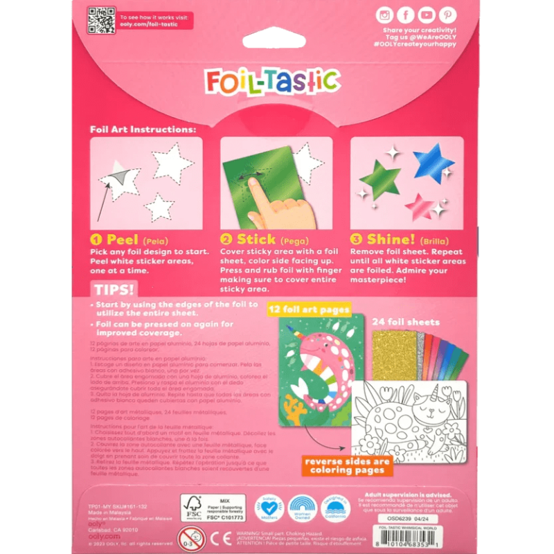 Ooly Art & Craft Activity Kits Default Foil-Tastic Art - Whimisical World