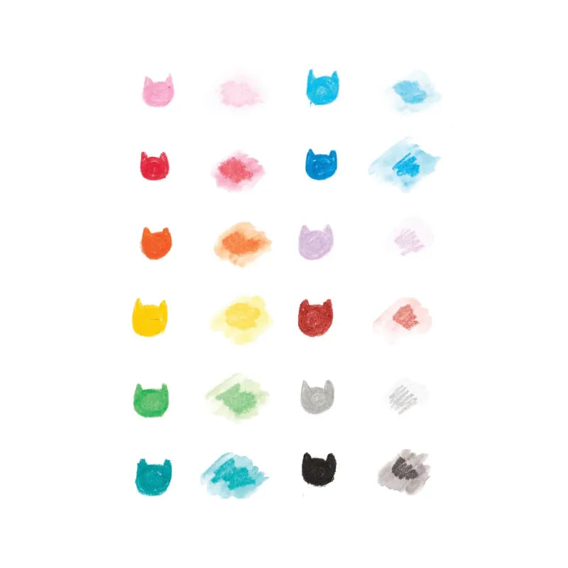 Ooly Markers, Pens, Brushes & Crayons Cat Parade Twist-Up Watercolor Gel Crayons