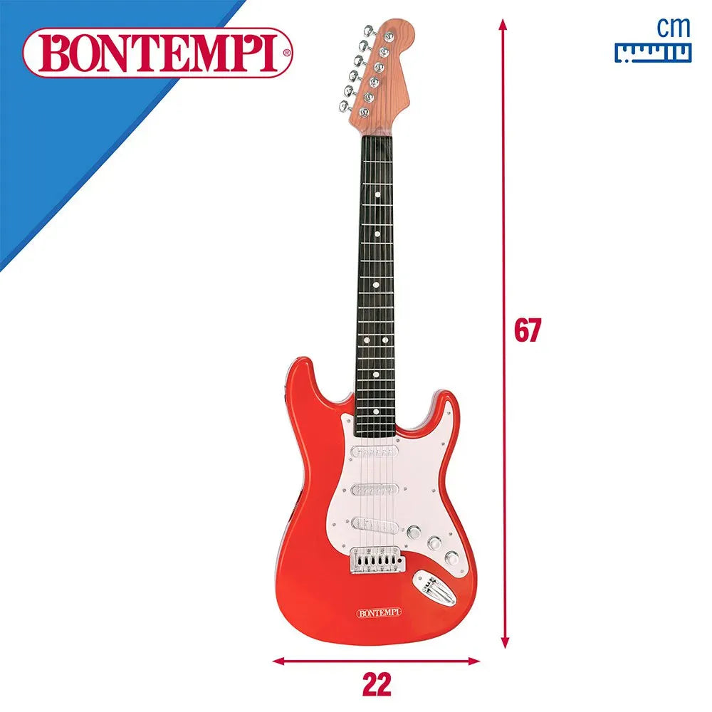 Original Toy Co. Music Red Electric Guitar
