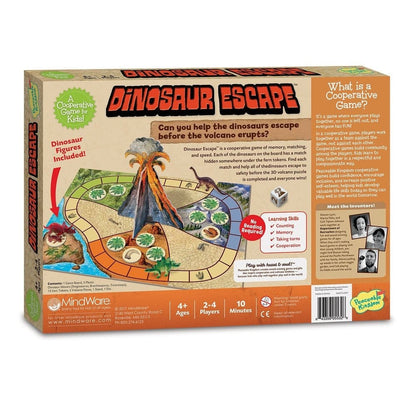 Peaceable Kingdom Cooperative Games Dinosaur Escape Game