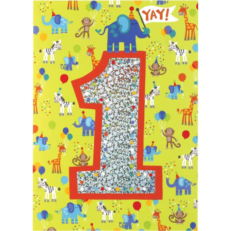 Peaceable Kingdom Gift Enclosure Cards Age 1 Foil Lettering Card