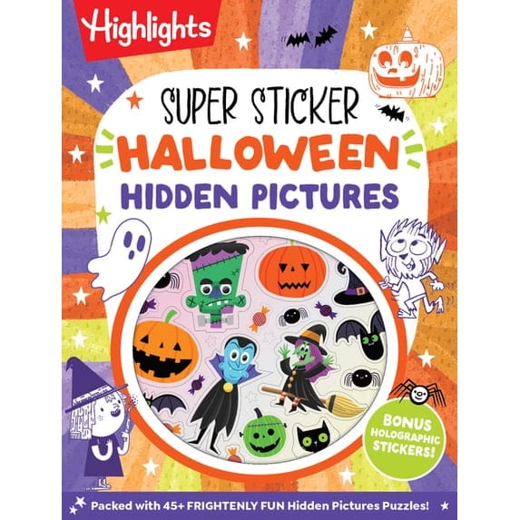 Penguin Group (USA) Activity Books Super Sticker Halloween Hidden Pictures