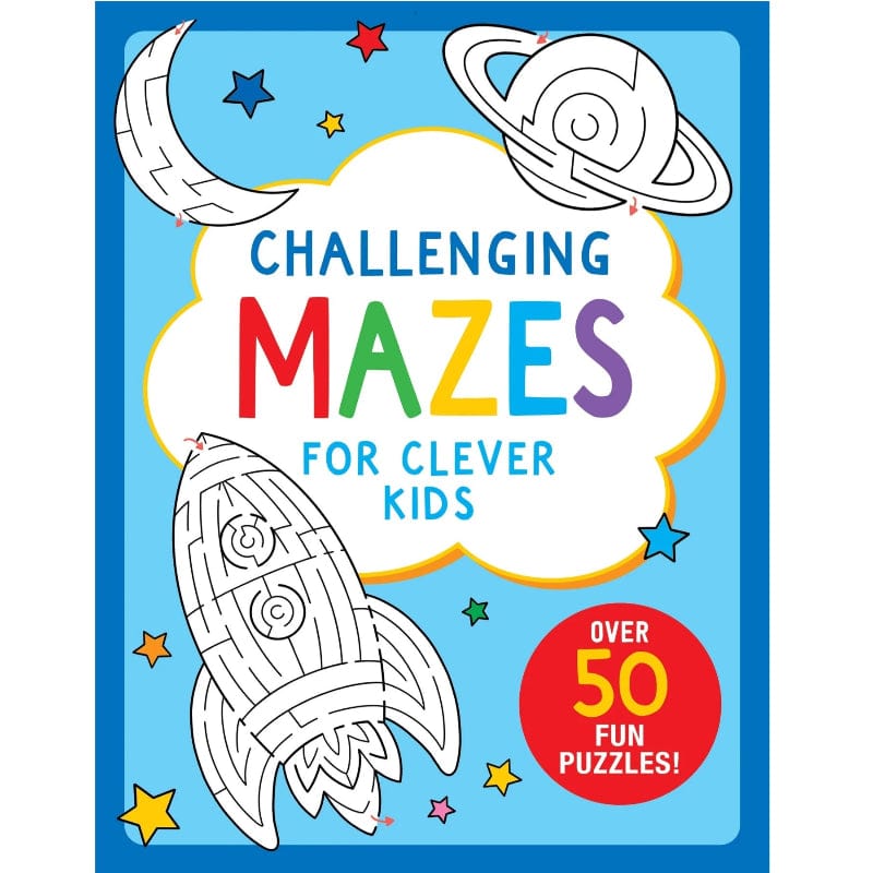 Peter Pauper Press Activity Books Default Challenging Mazes for Clever Kids