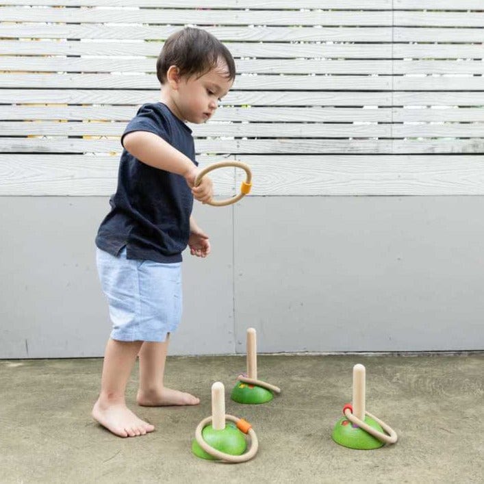Plan Toys Physical Play Games Meadow Ring Toss
