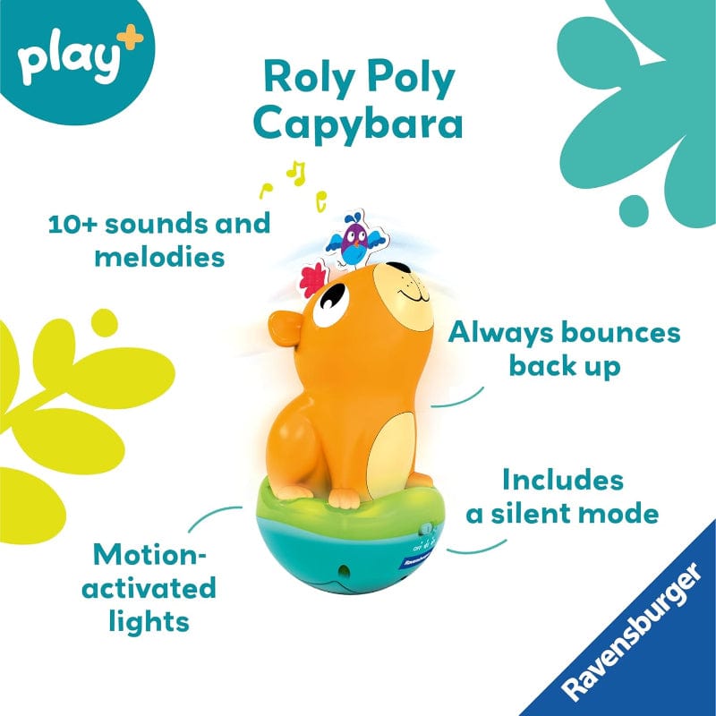 Play+ Infant Push & Listen Roly Poly Capybara
