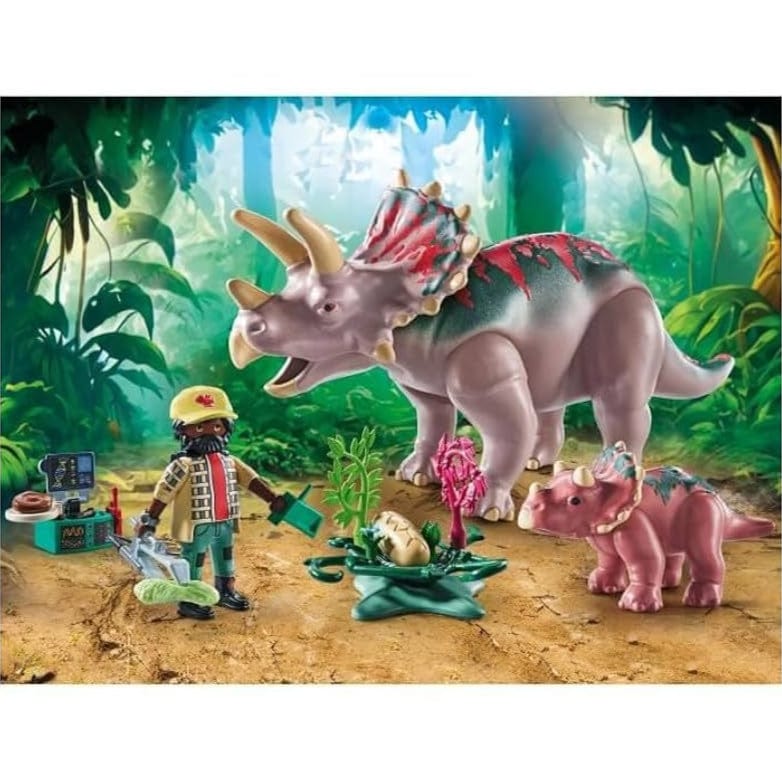 Playmobil Playmobil Dino Rise 71821 Dinos: Triceratops Family