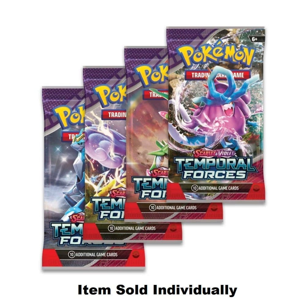 Pokemon Trading Card Games Default Pokémon Scarlet & Violet: Temporal Forces Booster Pack Singles