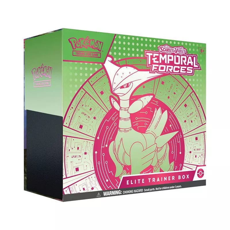 Pokemon Trading Card Games Default Pokemon Scarlet & Violet: Temporal Forces  Elite Trainer Box (Assorted Styles)