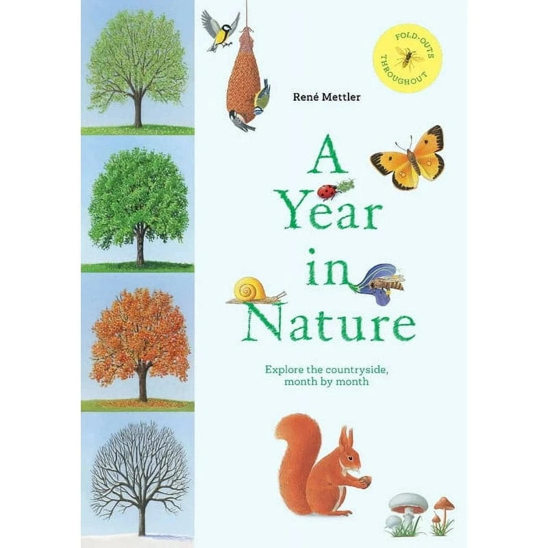 Post Wave Hardcover Books A Year in Nature: Explore the Countryside, Month by Month