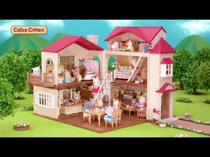 Calico Critters - Red Roof Country Home w/Secret Attic Playroom