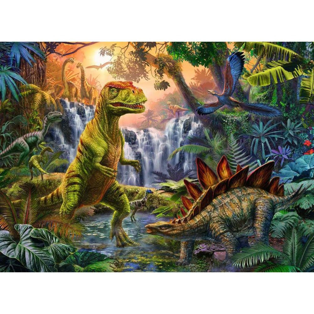 Ravensburger 100 Piece Puzzles Dinosaur Oasis 100 Piece Puzzle