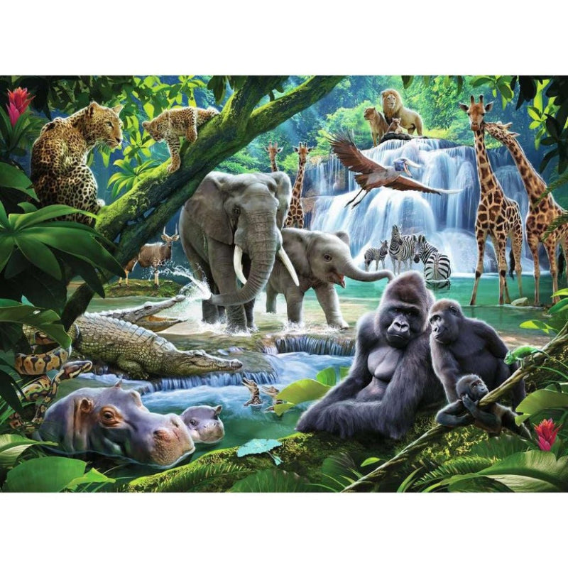 Ravensburger 100 Piece Puzzles Jungle Animals 100 Piece Puzzle