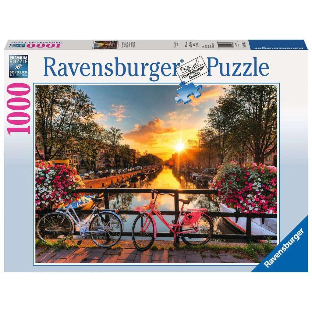 puzzle mountainbike Ravensburger Puzzle 1000 Piece Bicycles in Amsterdam