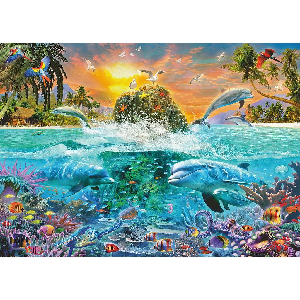 Ravensburger 1000 Piece Puzzles Underwater Island 1000 Piece Puzzle