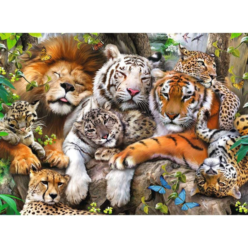 Ravensburger 200 Piece Puzzles Default Big Cat Nap 200 Piece Puzzle
