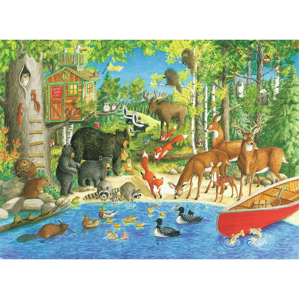 Ravensburger 200 Piece Puzzles Woodland Friends 200 Piece Puzzle