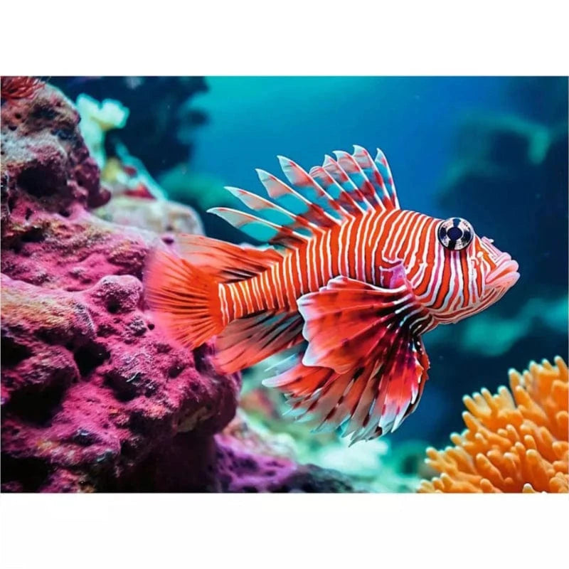Ravensburger 500 Piece Puzzles Red Lionfish 500 Piece Puzzle