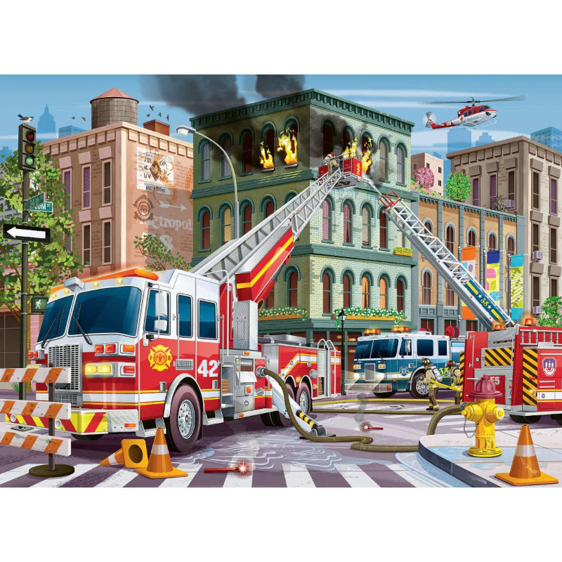 Ravensburger Puzzles Fire Truck Rescue 100 pc Puzzle