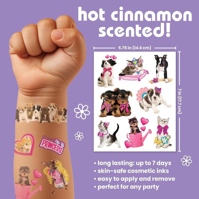 Savvi Temporary Tattoos Default Furry Friends Scented Tattoos