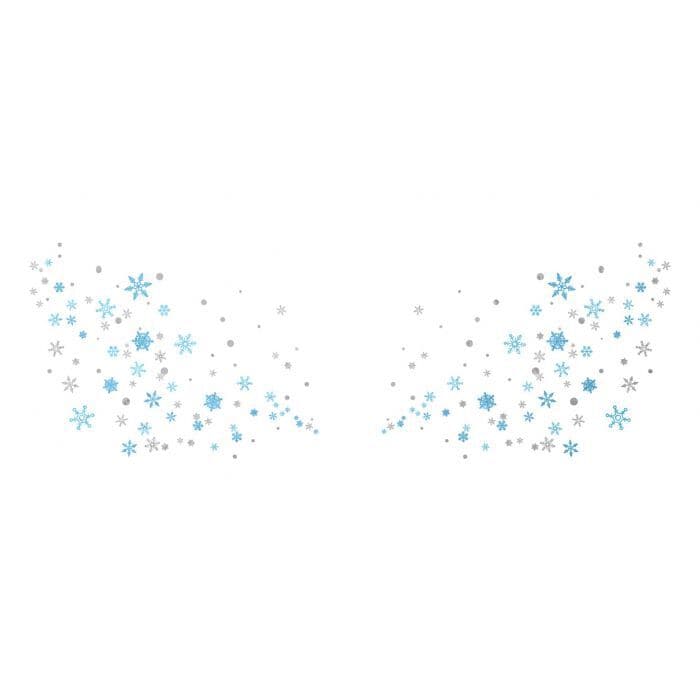 Savvi Temporary Tattoos Snowflake Metallic Freckle Face Tattoos