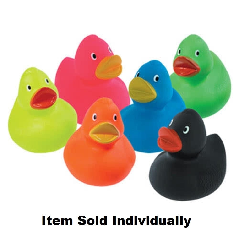 Schylling Bath Toys Rubber Duckies Multi Colors (Assorted Styles)