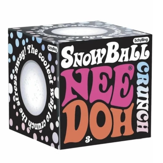 Schylling Fidget Toys NeeDoh Snow Ball Crunch
