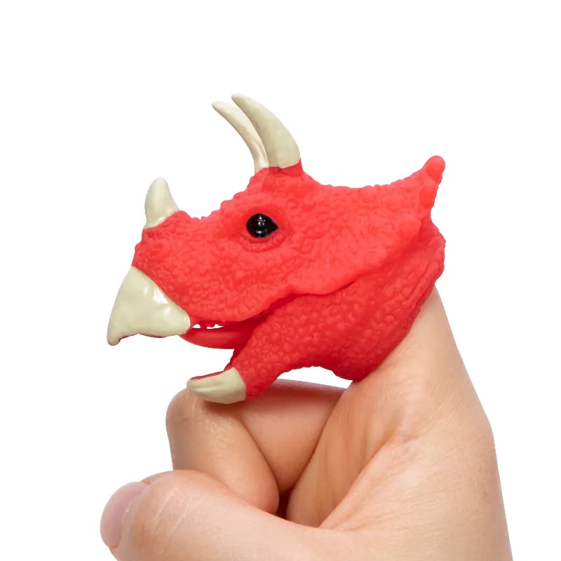 Schylling Finger Puppets Baby Dino Snappers (Assorted Colors)